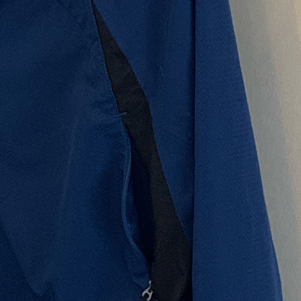 Asics Blue Windbreaker Zip Up Jacket Size Medium - Picture 4 of 9